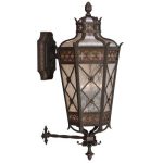 Four Light Outdoor Wall Mount