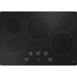JEP5030DTBB GE 30 Inch Built-In knob Control Electric Cooktop