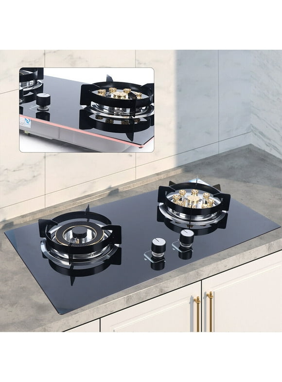 1f5beee5-f699-4384-9505-f037497b83c6.12cd36fa7428dc0a3923338931ea51d3.jpeg Fichiouy Gas Cooktop Stove Top 2-Burner Built-In Natural Gas Stove Tempered Glass Kitchen - Image 1