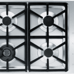 30-inch gas cooktop with a dual wok burner for particularly wide ranging burner capacity.