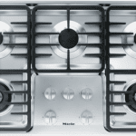 36‑inch gas cooktop with 2 dual wok burners for particularly versatile cooking convenience.