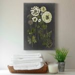 Bookplate Floral II  Painting Print on Canvas