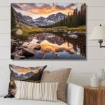 Colorado Mountain Senerity III  on Canvas