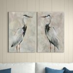 Crane At Dusk I  2 - Pieces on