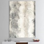 Gray Circles I  Painting Print on Canvas