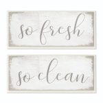 So Fresh So Clean  by Daphne Polselli 2 - Pieces on Wood