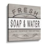 Soap And Water  on Canvas