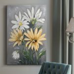 Summer Daisies II  on Canvas