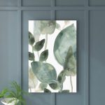 Water Leaves II  on Canvas