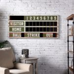 Wooden Scoreboard  on Wood