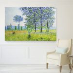 Field in Spring' Print on Canvas by Claude Monet