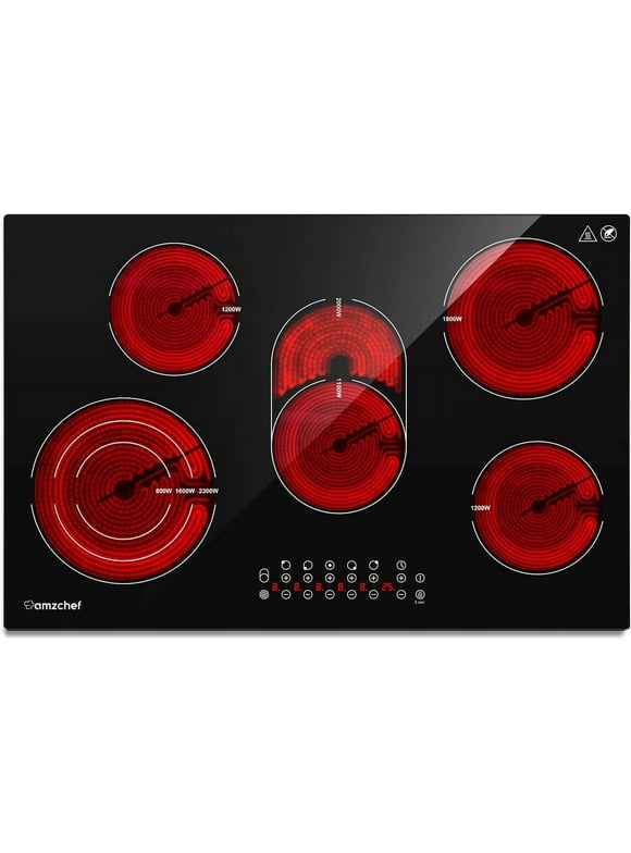 2f34ec7e-4e77-460b-a011-eba20e430374.f3be9f245481d618e9a97865fcb8b09d.jpeg AMZCHEF 30" Built-in Electric Stove, 8500W Induction Cooktop with 5 Burners, 240V Power Electric Cooktop with Touch Sensor Control, Timer, Child Safety Lock, for All Kinds of Cookware - Image 1