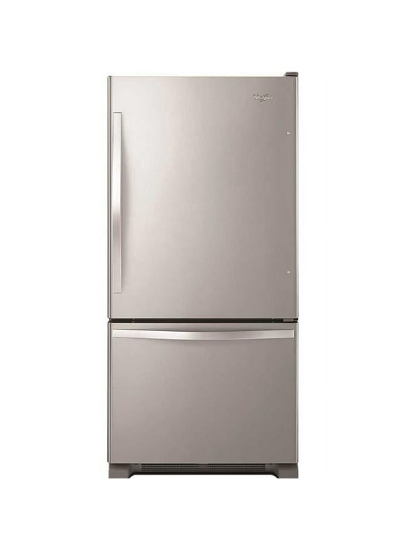 302c9a5f-d7ab-4311-a87b-1661445054d7.d09a46f95f7b03840f7609f4febc79ce.jpeg Whirlpool 30 Inch Bottom-Freezer Refrigerator with 18.5 cu. ft. Capacity, 5 SpillGuard Glass Shelves, Humidity Controlled Crispers - Image 1