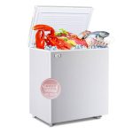 WANAI 5.0 Cu.ft,Chest Freezer,Deep Freezer,Removable Storage Basket Freezer,White