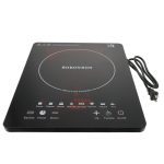 Portable Induction Cooktop,1000W Induction Cooker with LCD Sensor Touch, Induction Cooktop Burner Child Safety Lock & Timer