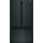 GE Appliances GNE27JGMBB 36 Inch French Door Refrigerator Black