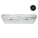 FIREGAS Under Cabinet Range Hood 30 inch with Ducted/Ductless Convertible,Kitchen Hoods Over Stove Vent, LED Light