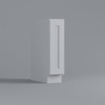 Shaker Full Height Door Base Cabinet / Sink Base Cabinet 34.5" H x 24" D