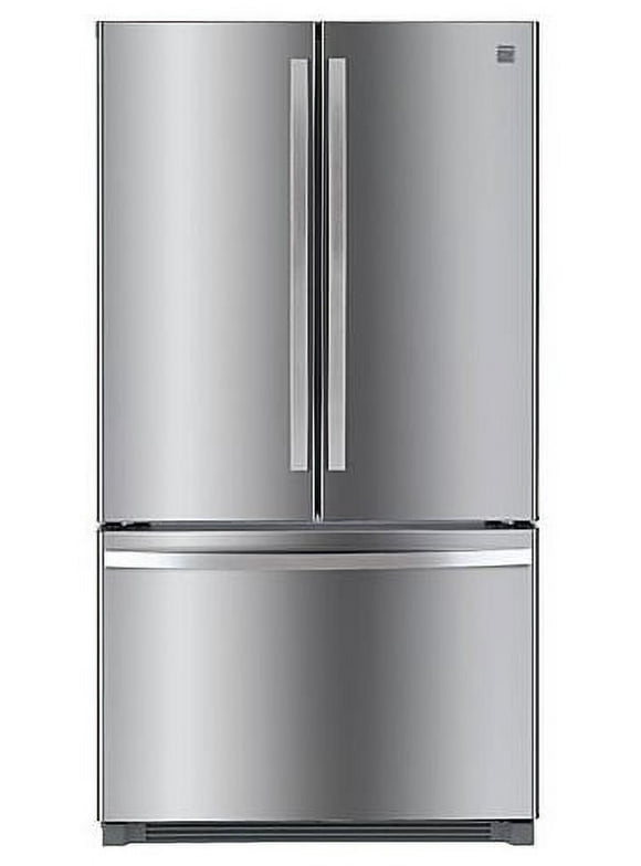 5ba03dae-02ff-4120-9a52-438369a9296d.f4da3eb1da3d807cd68a37ae92912bd5.jpeg Kenmore 20.3 Cu. ft. Counter-Depth ENERGY STAR Stainless Steel Refrigerator/Freezer w/French Doors - Image 1