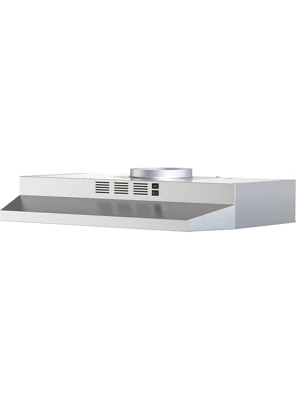 6ef9eec4-159c-40db-b2b8-ef12db36d174.d62254d52f624fab78bda7bca18a1422.jpeg FIREGAS Range Hood 30 inch Under Cabinet Range Hood with 2 Speed Exhaust Fan,300 CFM,Stainless Steel - Image 1