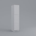 Shaker Standard Utility Tall Pantry Cabinet 24" D + Two Skin Panels