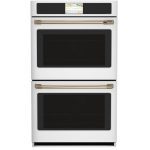 Cafe CTD90DP4NW2 30 inch Matte White Double Electric Convection Wall Oven