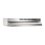 Broan-Nutone 413604 36 Inch Ductless Under Cabinet Range Hood, Stainless Steel