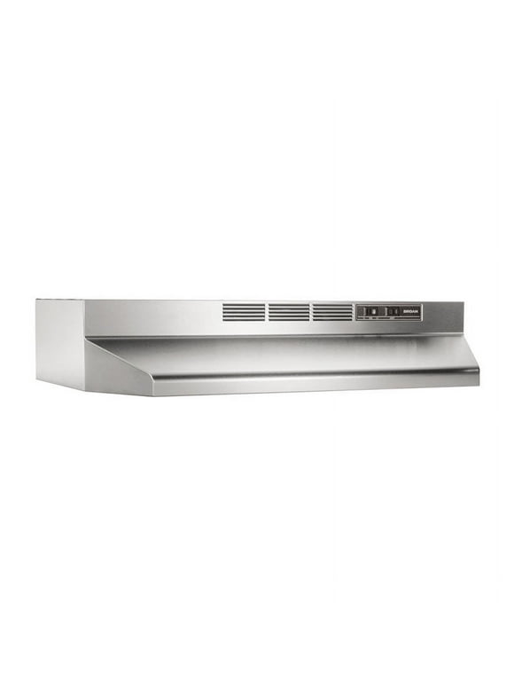 Broan-Nutone-413604-36-Inch-Ductless-Under-Cabinet-Range-Hood-Stainless-Steel_dafb482b-951c-4f03-a2e6-f0c3118ff044.f36053a561c8bf269a88642c17cee85e.jpeg Broan-Nutone 413604 36 Inch Ductless Under Cabinet Range Hood, Stainless Steel - Image 1