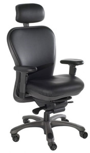 CXO_Executive_Leather_Chair_High_Back__83583.1678802359.jpg CXO Leather Executive Chair - Image 1