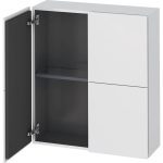 L-Cube Semi-Tall Cabinet White