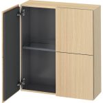 L-Cube Semi-Tall Cabinet Mediterranean Oak