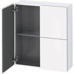 L-Cube Semi-Tall Cabinet White