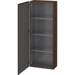 L-Cube Semi-Tall Cabinet Walnut Brushed