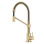 KRAUS Bolden Drinking Water Filter Faucet in Brushed Brass