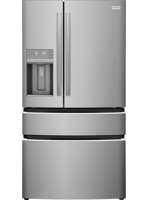 Frigidaire-Gallery-nbsp-26-3-Cu-Ft-Standard-Depth-4-Door-French-Door-Refrigerator_b599842c-cebc-4a10-9daf-a161a75666b4.5495621e45fc1d782ce73248f12ba115.jpeg Frigidaire Gallery 26.3 Cu. Ft. Standard-Depth 4-Door French Door Refrigerator - Image 1