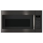 GE Profile 1.7 Cu. Ft. Convection Over-the-Range Microwave Oven, Black Stainless
