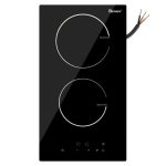 GIONIEN 2 Burner Electric Cooktop, 220V~240V Built-in 12" Induction Cooktop,3500W