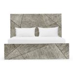 Geometric Platform Bed