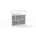 Harmony Modular Room Divider Wall System - 70" x 70" Starter Wall