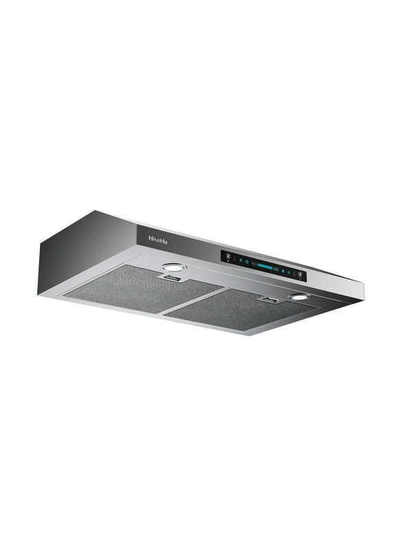 HisoHu-Under-Cabinet-Range-Hoods-30-Inch-with-900-CFM-4-Speed-Gesture-Sensing-Touch-Control-Panel-Stainless-Steel-Kitchen-Vent_8b1cf148-eb81-4ce8-99b5-7b0c26a0e707.b8e0e13a16146527e9a2e77c7e643e38.jpeg HisoHu Under Cabinet Range Hoods 30 Inch with 900-CFM, 4 Speed Gesture Sensing&Touch Control Panel, Stainless Steel Kitchen Vent - Image 1
