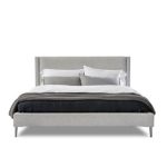 Izzy Upholstered Metal Platform Bed