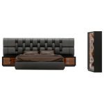 Klass Panel 4 Piece Bedroom Set