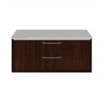 Cabinet of wall-mount under-counter cabinet featuring one drawer and solid  …
