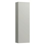 Tall Cabinet with 1 door, door hinge right, 4 glass shelves