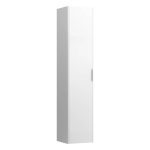 Tall Cabinet, 1 door, door hinge right, 1 fixed shelf, 4 glass shelves,  …