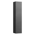 Tall Cabinet with fixed shelf and 4 glass shelves, push & pull, door hinge right