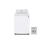 Lg Wt7000cw 27" Wide 4.5 Cu. Ft. Top Loading Washing Machine - White