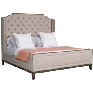 MichaelWeissQueenUpholsteredPanelBed.jpg Michael Weiss Queen Upholstered Panel Bed - Image 1