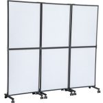 Office 3 Panels Freestanding Room Divider