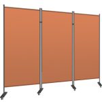 Portable 3 Panel Freestanding Room Divider